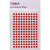 Blick Coloured Labels in Bags Round 5mm Dia 980 Per Bag Red (Pack of 19600) RS001355