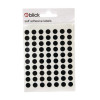 BLICK COLOURED LBLS 8MM BLACK PK9800