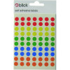 BLICK COLORED LBLS 8MM AST PK7000