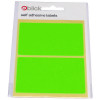 BLICK GREEN LBL FLURECNT BAG 50X80MM