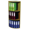 ROTADEX CORNER UNIT 3 TIER LT OAK