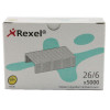 REXEL NO56 STAPLES METAL 6MM PK5000