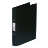Rexel Budget 2 Ring Binder Polypropylene A4 Black (Pack of 10) 13422BK