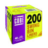 LE CUBE SWING BIN LINERS PK200