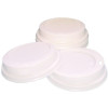 25CL PAPER CUP LIDS WHITE PK100