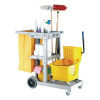 JANITORIAL TROLLEY CLEANERS CART GRY