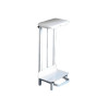 Pedal Operated Sack Holder Freestanding 17 Litre White 330306