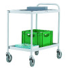 2 SHELF GENERAL TROLLEY GREY 331490
