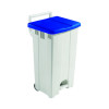 90L MOBILE PEDAL BIN LID BLU 357003