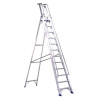 ALUMINIUM 10 STEP LADDER/PLATFORM