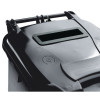 120L LOCKED GREY WHEELIE BIN 377879