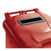 120L LOCKED RED WHEELIE BIN 377902