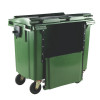 1100L DROP FRONT WHEELLIE BIN GREEN