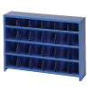 Economy Pigeon Hole 24 Bin Blue 383109