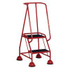 Red 2 Tread Tubular Steel Step 385131 (capacity of up to 125kg)