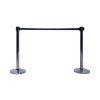 VFM Barriers with 3.4m Belt Chrome (Pack of 2) 421935
