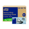 Tork Heavy Duty Cleaning Cloths 105 Sheets (Pack of 4) 530279