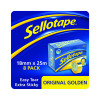 SELLOTAPE GOLDEN 18MM/25M TAPE PK8