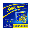 SELLOTAPE GOLDEN TAPE 24MMX66M PK12