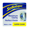 Sellotape Super Clear Tape 18mm x 10m (Pack of 50) 1443330