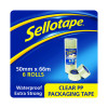 SELLOTAPE PKAGING TAPE 50MMX66M CLR