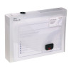 SNOPAKE A4 60MM CLEAR DOCUMENT BOX