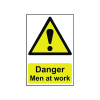 Spectrum Industrial Danger Men At Work S/A PVC Sign 400x600mm 4104