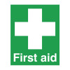 SIGNSLAB FIRST AID SIGN PVC 100X250