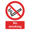 SIGNSLAB A4 297X210 NO SMOKING PVC