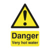 SIGNSLAB DANGER VERY HOT WATER PVC