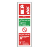 SIGN FREE EQUIP WATER 300X100MM S/A