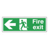 FIRE EXIT LEFT 150X450MM S/A E97A/S