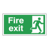 FIRE EXIT RIGHT 150X300MM S/A E98A/S