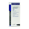 STAEDTLER LUMOCOLR OHP PENS BLU PK10