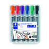 STAEDTLER FLIPCHART MARKER ASST PK6