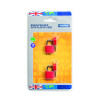 TRAVEL PADLOCK WITH KEY PK5