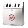 Curved Wall Mounted Ash Bin Steel 3.7 Litre CIGBINCRV