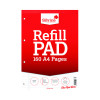 Silvine Ruled Headbound Refill Pad A4 160 Pages (Pack of 6) A4RPFM