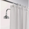 Luxury Stripe Shower Curtain White 178x198cm