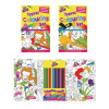 Tallon Children's Travel Colouring Set (Pack of 6) 6839
