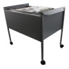 Rexel Filemate Mobile Filing Trolley Titanium Grey 50559