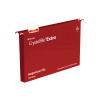 REXEL CRYSTALFILE SUSN FILE RED PK25