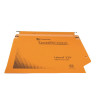 Rexel Crystalfile Classic 50mm Lateral File Orange (Pack of 25) 70673