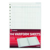 Rexel Variform V4 7-Column Cash Refill (Pack of 75) 75933