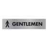 Acrylic Sign Gentlemen Aluminium SR22355