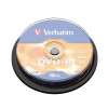 VERBATIM DVD-R 16X BRANDED SILVER