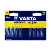 VARTA LONGLIFE AAA BATTERY PK8