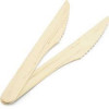 Biodegradable Wooden Knives per case of 10 x 100 FSC 100%