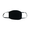REUSABLE CLOTH MASKS 5X7IN BLACK PK5