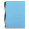 A5 SPIRAL PAD 80 LEAF BLUE PK12